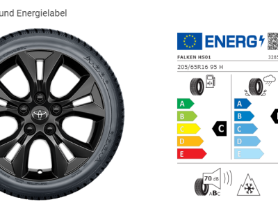 Winterkomplettrad für Yaris Cross Hybrid